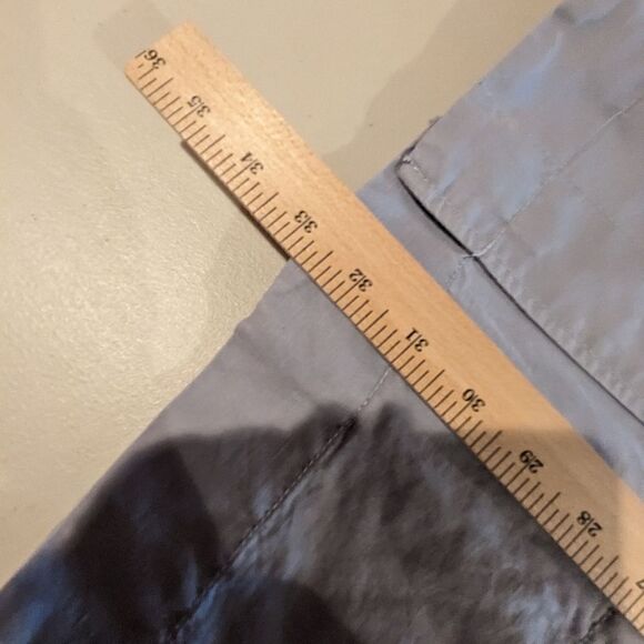 cabi linen & cotton trench style coat in periwinkle, lilac medium - Picture 15 of 16